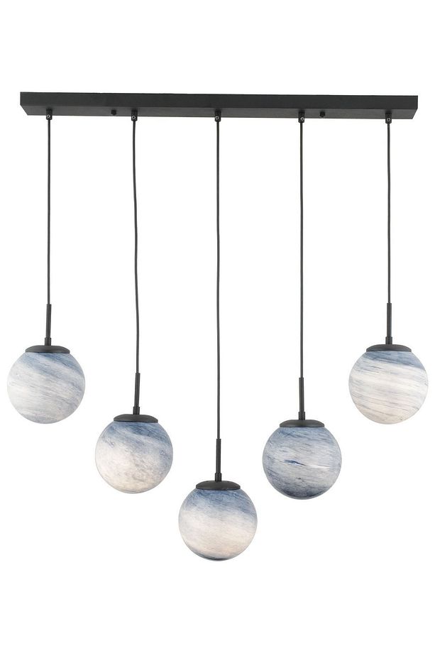 EFSER 5Lİ SIRALI AVİZE Modern Oturma Odası Salon Sarkıt Avize - 4