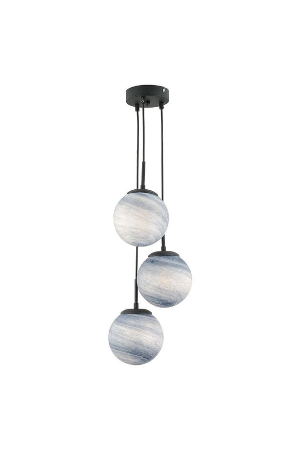 EFSER 3LÜ YUVARLAK Modern Oturma Odası Salon Sarkıt Avize - 3