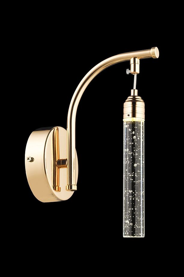 Zaki Tekli Gold Kaplama 3 Renkli 8 Watt Ledli Yatak Başı ,Salon Led Aplik - 2