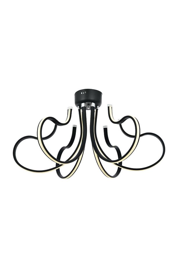 Budin 6'Lı Siyah 72 Watt Sarkıt Ledli Modern Mutfak Banyo Led Salon Plafonyer Avize - 2