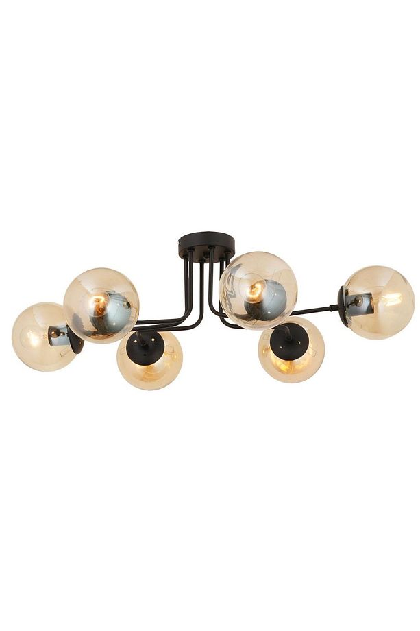 Tanyer 6Lı Siyah Modern Sarkıt Yatak odası Retro Salon Avize - 2