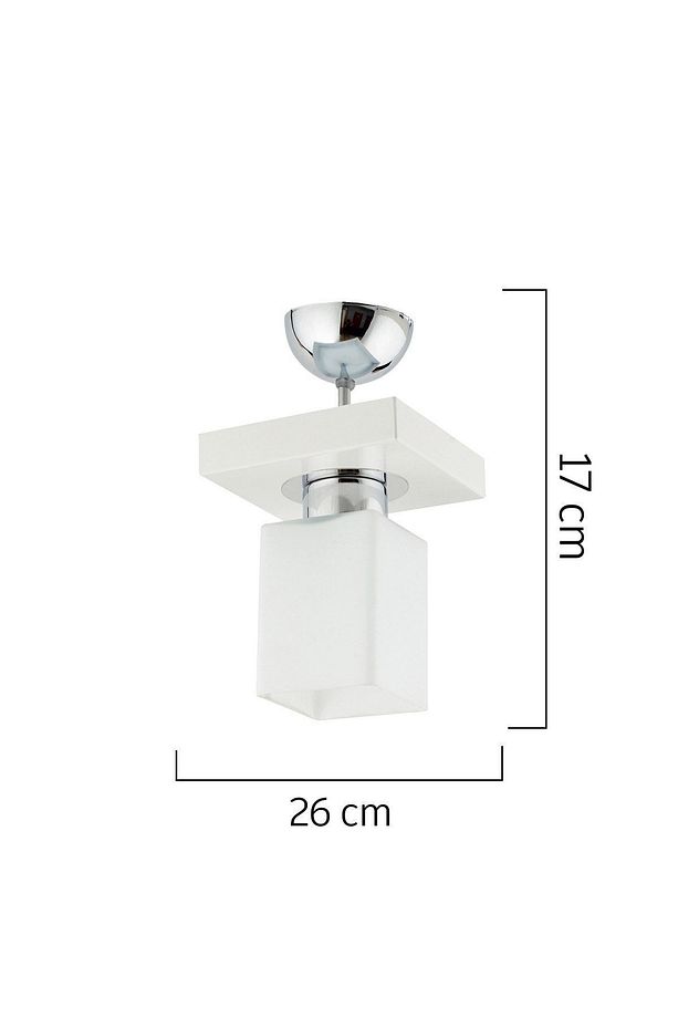 Kare Tekli Modern Plafonyer Genç Odası MutfakYatak Odası Avize - 3