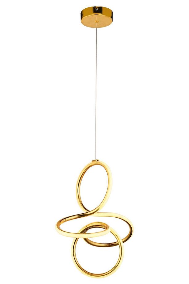 Lucetta Gold Sarkıt 48 Watt Sarkıt 3 Renkli Ledli Modern Mutfak Banyo Led Salon Sarkıt Avize - 2