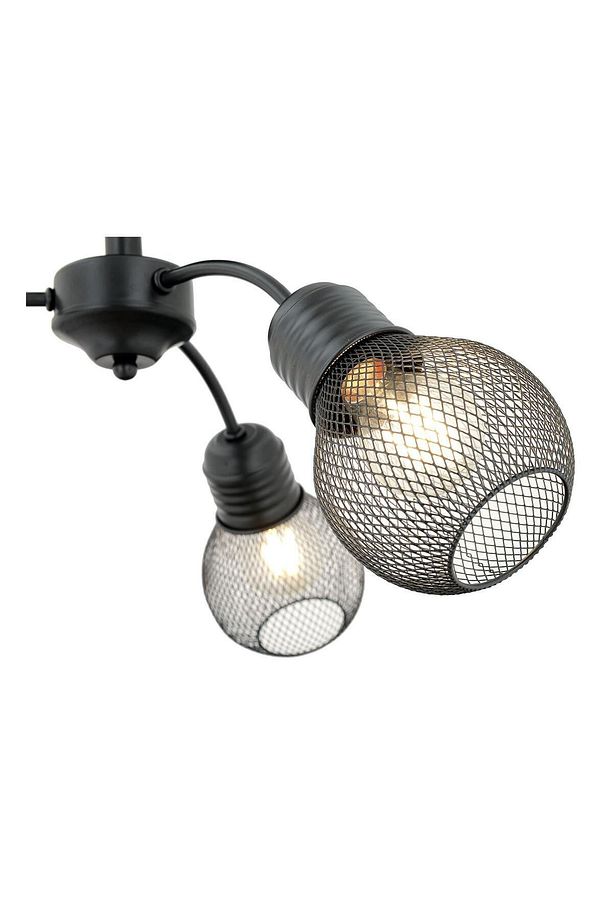 Elva 3 Lü Siyah Modern Genç Odası Mutfak Oturma Odası Retro Salon Avize - 8
