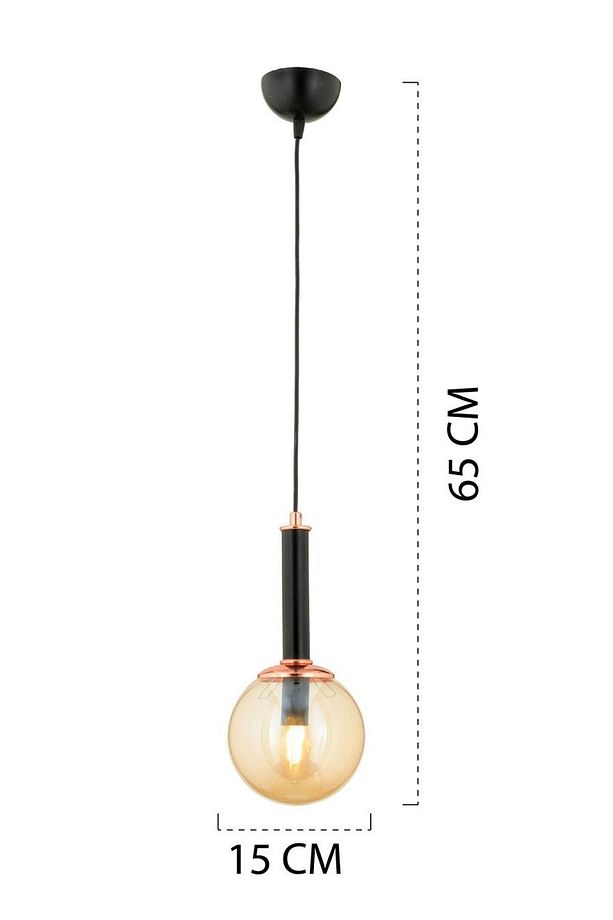 Erna Tekli Sarkıt Modern Retro Sarkıt Mutfak Salon Sarkıt Avize - 3