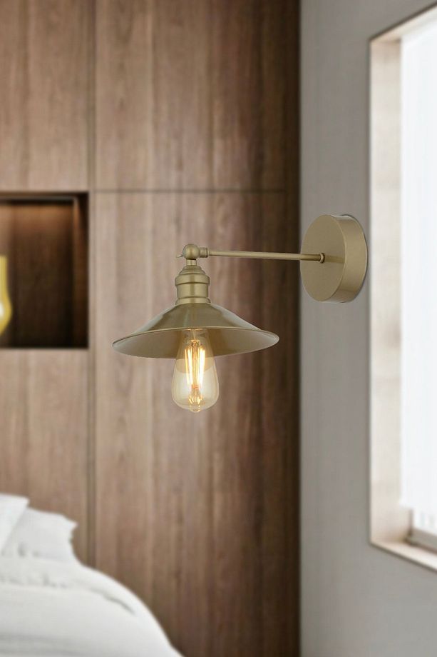 Yekta Eskitme Duvar Lambası Yatak Odası-Yatak Başı-Banyo İçin Modern Aplik - 1