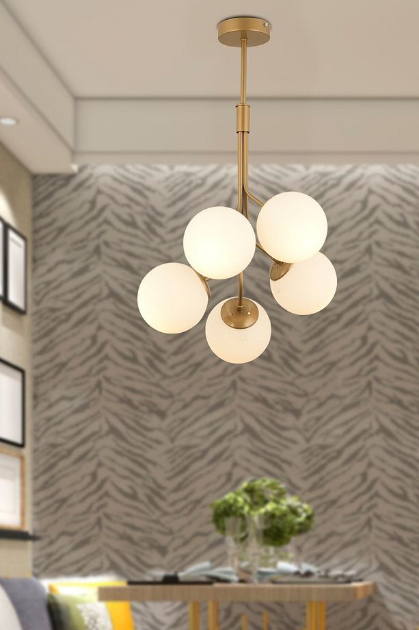 Artel 5li Eskitme Top Avize Modern Sarkıt, Mutfak Yatak Odası Salon Avize - 1