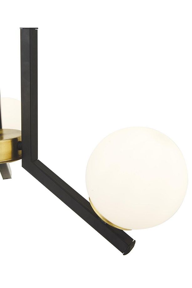 Morgan 3 Lü Siyah Eskitme Modern Yatak Odası Mutfak Oturma Odası Salon Avize - 5