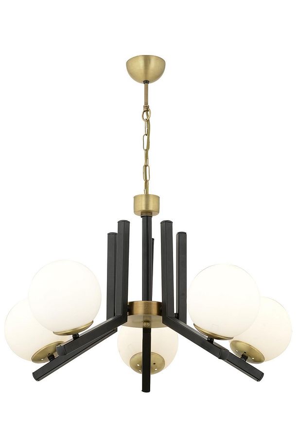 Morgan 5 Li Eskitme Siyah Modern Yatak Odası Mutfak Oturma Odası Salon Avize - 2