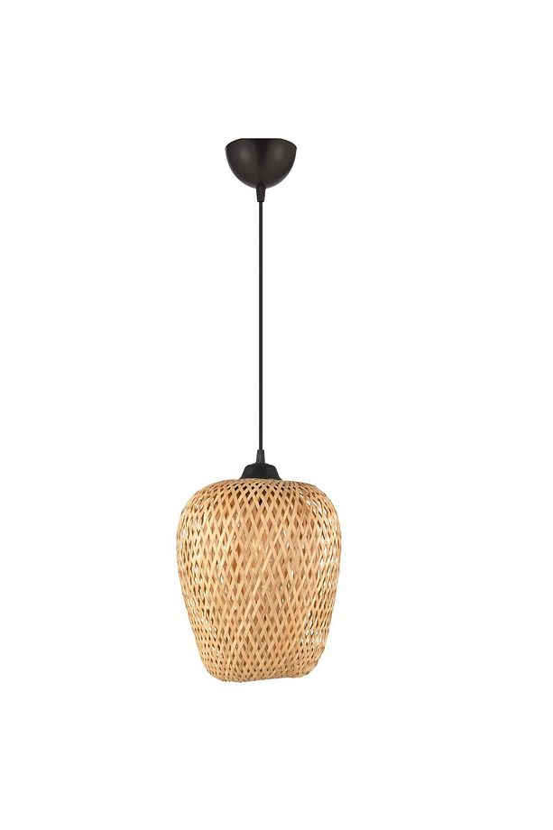 Kane Tekli Rattan Modern Tasarım Sarkıt Avize - 2