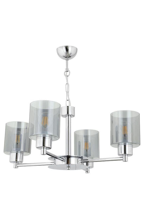 Goldie 4 Lü Krom Kaplama Modern Yatak Odası Salon Avize - 2