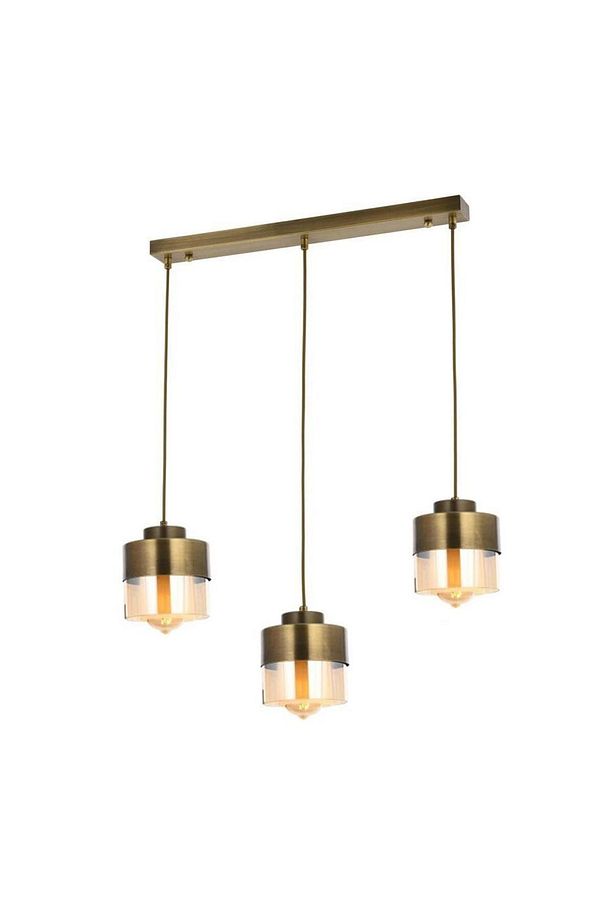 Boris 3lü Sıralı Komple Eskitme Sarkıt Modern Genç Odası Mutfak Salon Avize - 2