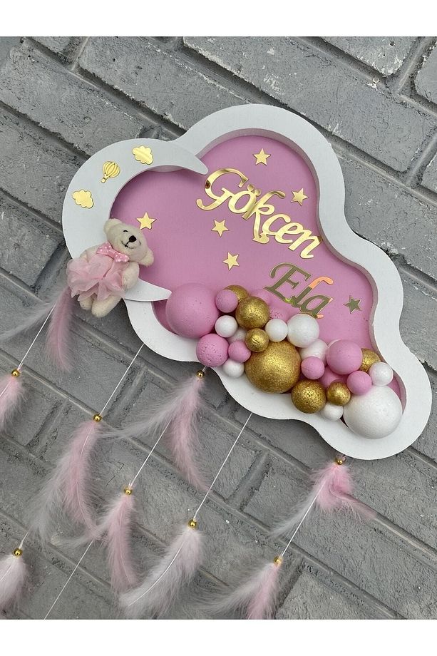 40 Cm Bulut Bubble Kapı Süsü Ledsiz - 3