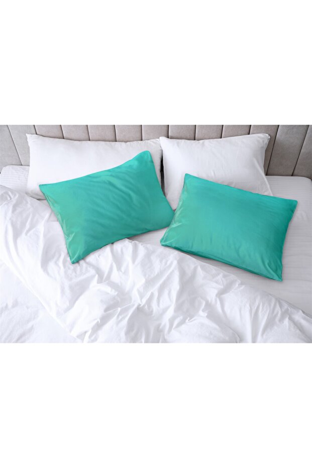 Valeria Cotton Turquoise Set of 2 Pillowcases 50X70 cm