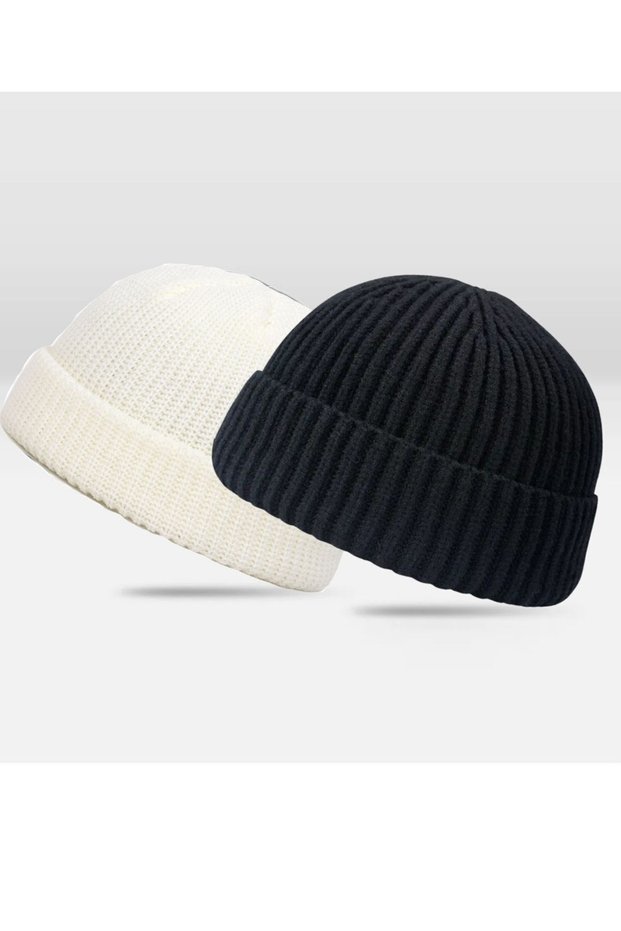 Set of 2 Short Skullcap Beret Solid Color Short Beret Hipster Beret Skullcap Beret Leon Beret Hip Hop Beret