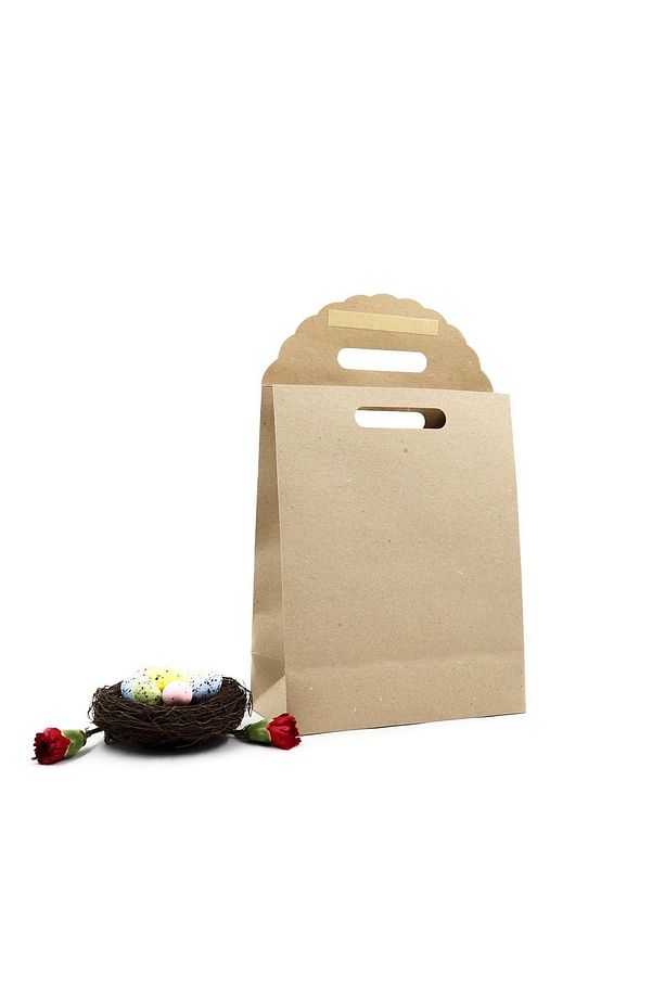 Zarf Model Yapışkanlı Hediyelik Karton Poşet 1 Adet 25 X 32 X 12 Cm Hediye Kutusu - 4