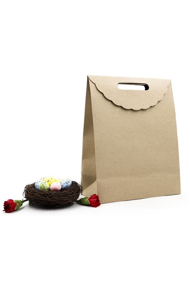 Zarf Model Yapışkanlı Hediyelik Karton Poşet 1 Adet 25 X 32 X 12 Cm Hediye Kutusu - 2