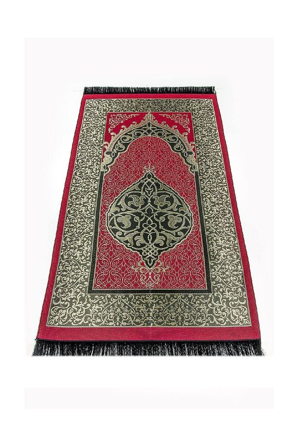 Tek Parça Namaz Elbisesi - Fuşya- 5015 Ve Seccade Ve Zikirmatik - Üçlü Takım - 7