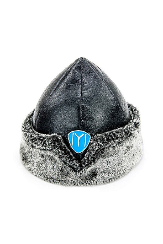 Ertuğrul Börk Şapka - Garson Boy 5-8 Yaş - Gri Renk - 2029 - 1