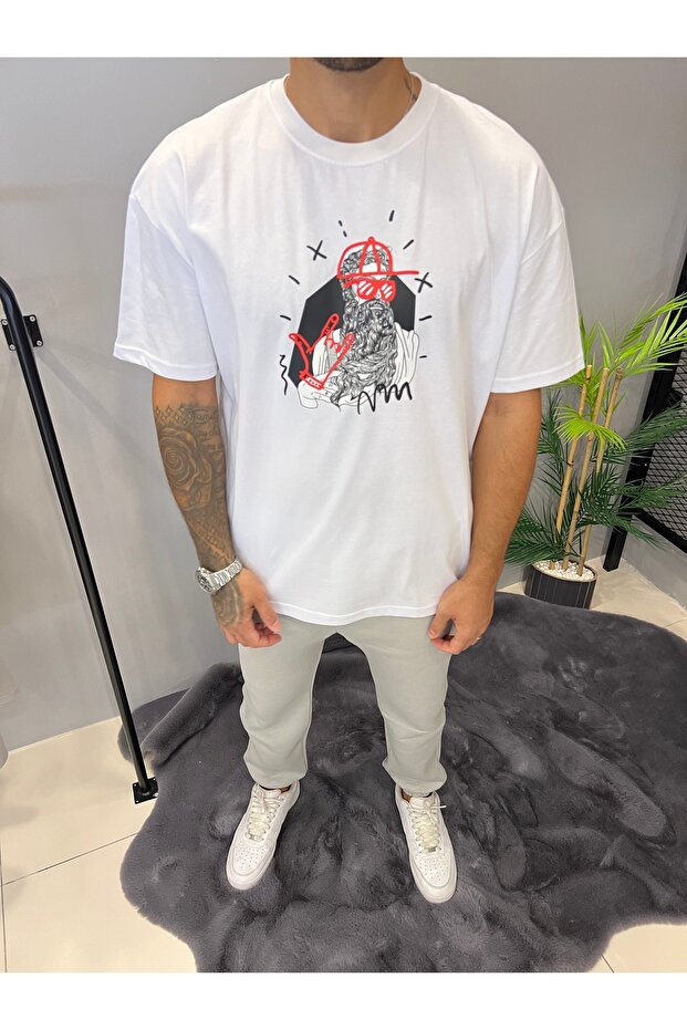 Beyaz Beard T-shirt
