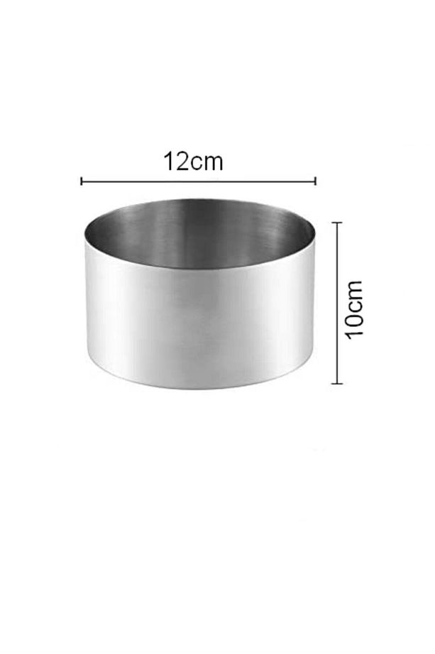 Narkalıp Yuvarlak Çember Kek Kalıbı Çap 12cm Derinlik 10cm - 4