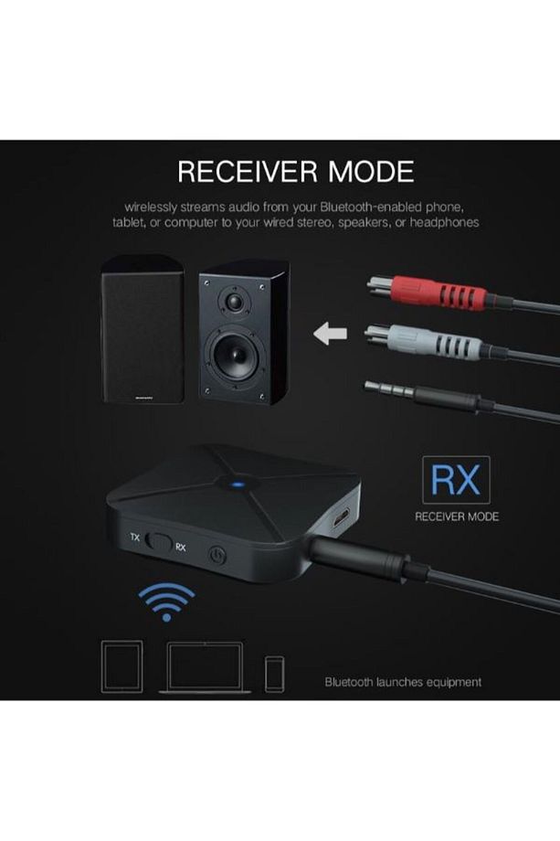 BLUETOOTH 2 IN 1 5.0 Alıcı ve Verici Bluetooth Kablosuz Adaptör RECEİVER-TRANSMİTTER - 5