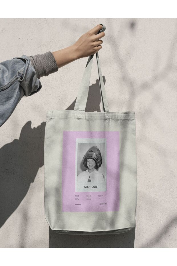 Self Care Vintage Museum Style Y2K Cloth Bag Tote Bag