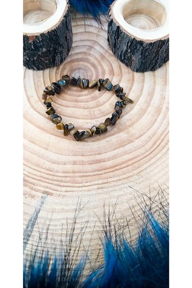 Tiger Eye Pebble Look Bracelet
