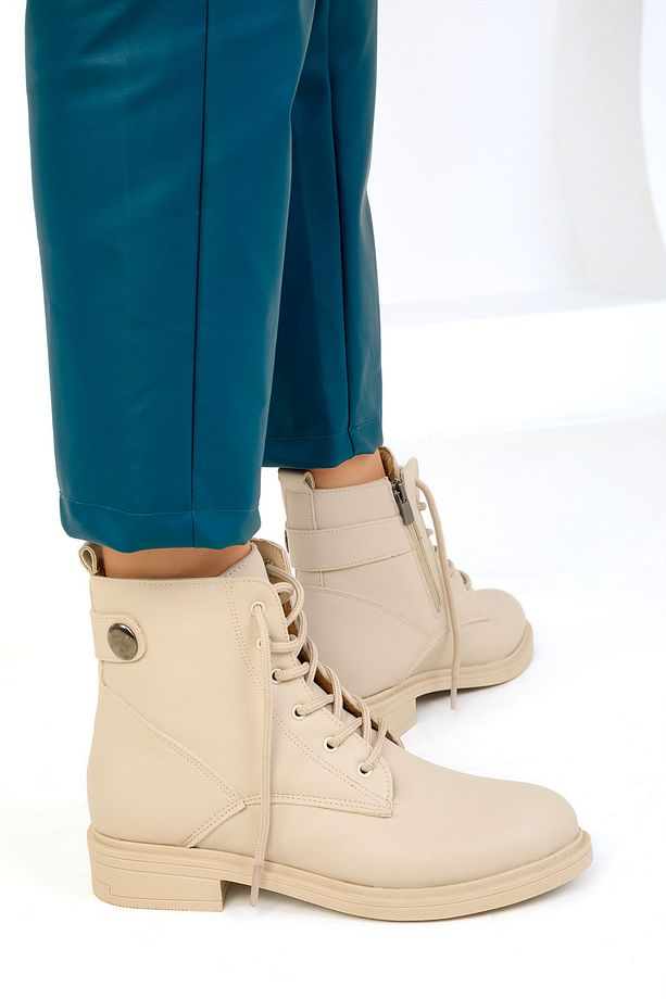 Bej Kadın Bot & Bootie 19552 - 4