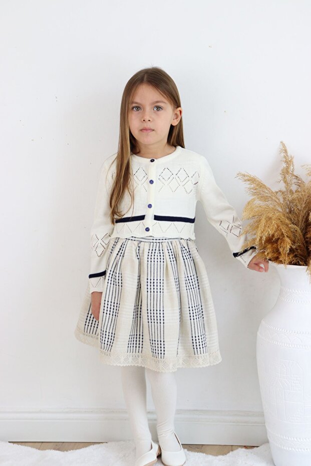 Girl's Dress with Bolero