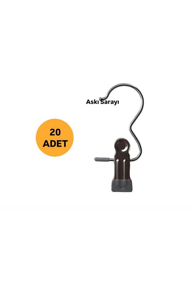 Mandallı Eşarp Ve Şal Askısı Premium Özel Seri 20 Adet - 1
