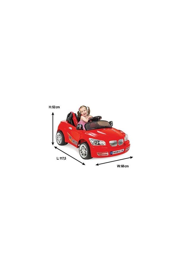 Nessiworld Fortune 12v Uzaktan Kumandalı Akülü Araba Kırmızı - 3