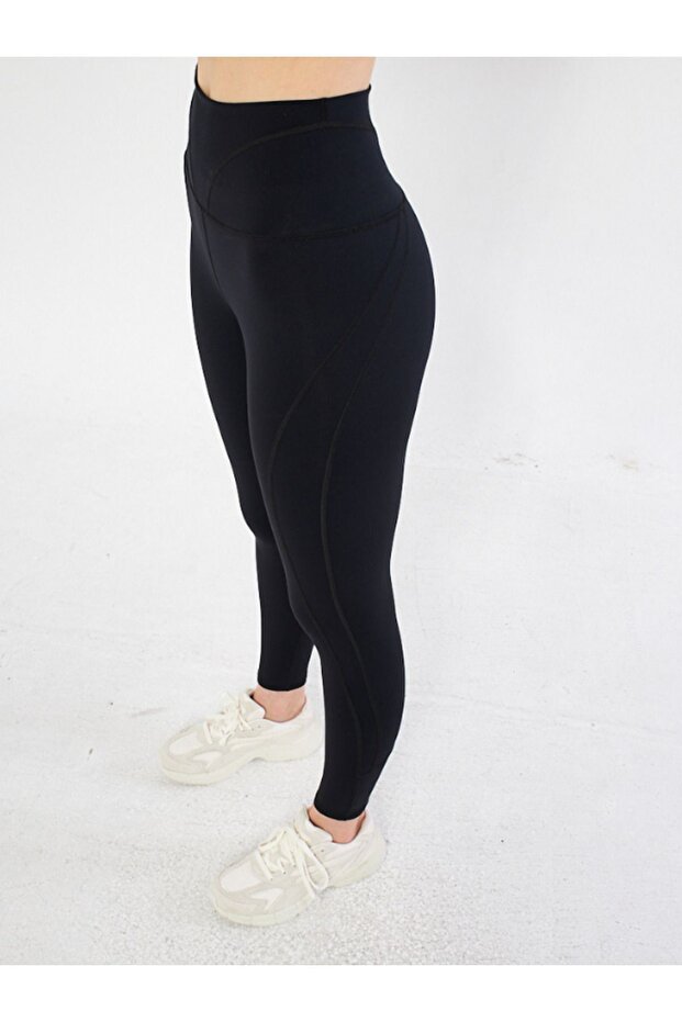 Siyah Tayt Hyper Poliamid - 7