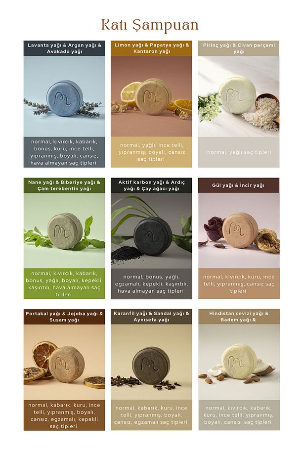 - Limon & Papatya Katı Şampuan 120 Gr, Solid Shampoo, Bitkisel, %100 Doğal El Yapımı - 4