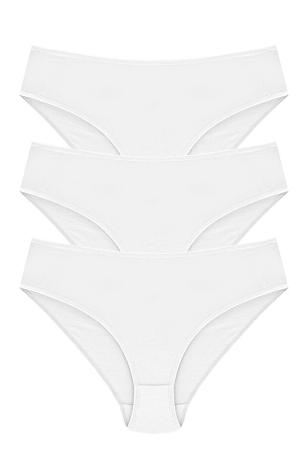 Papatya 100% Cotton High Waist Panties 3-Pack