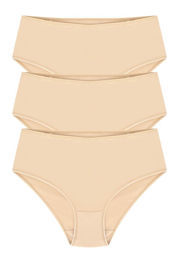 Cotton High-Waist Bato Panties 3-Pack