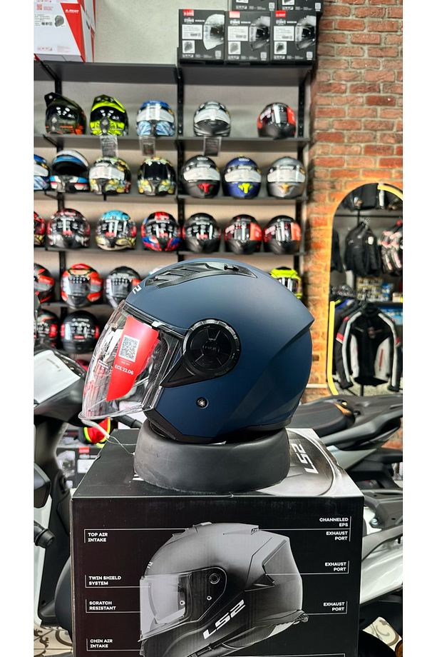 AIRFLOW 2 MAT NAVY MAVİ KASK - 1