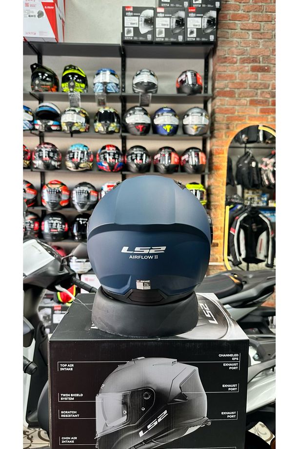 AIRFLOW 2 MAT NAVY MAVİ KASK - 4