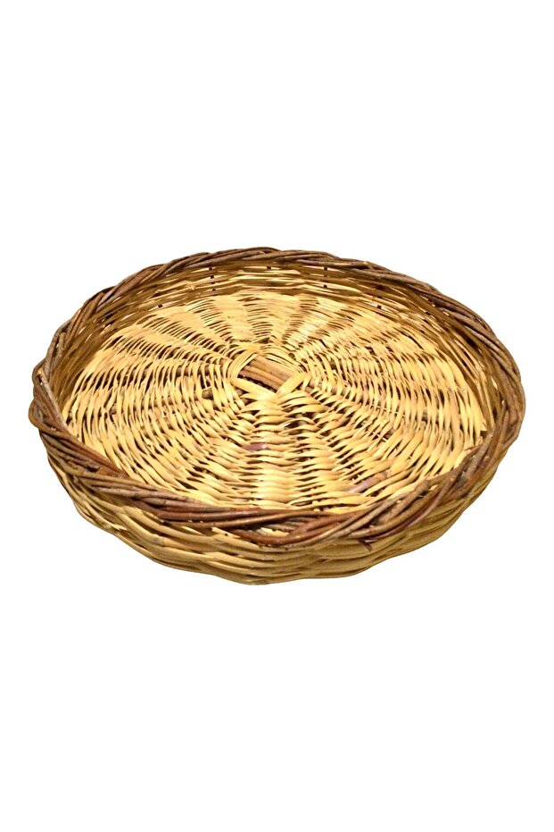 Wicker Grocery Basket Display Basket for Groceries, Nuts, Delicatessen, Bakery, Grocery Section Stand