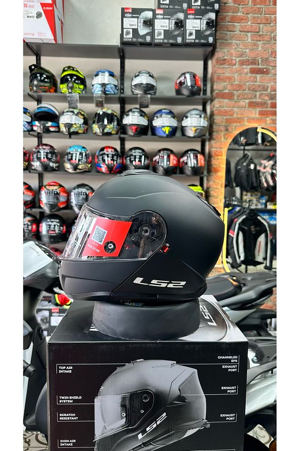 STROBE 2 MAT SİYAH KASK - 2