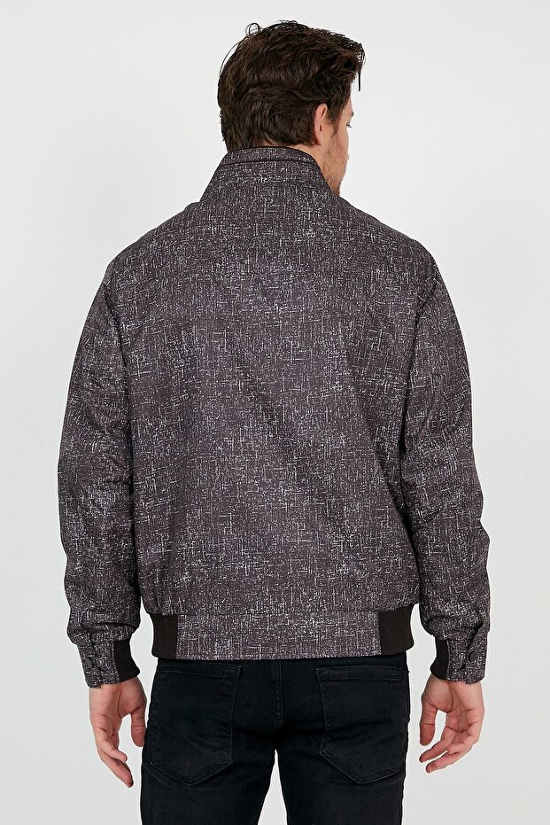 Ağaç Desenli Yazlık Mont - 7