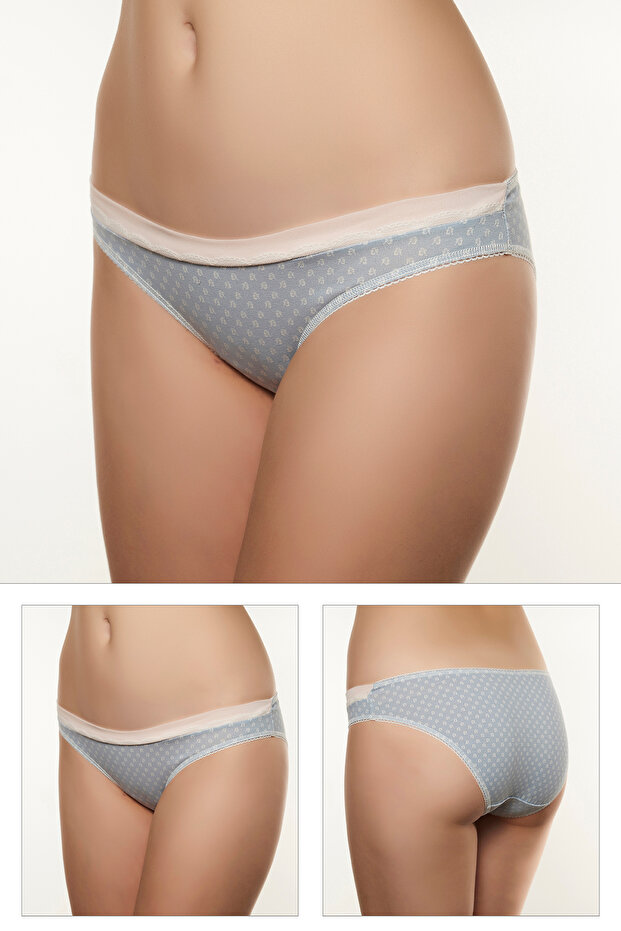 10505 DANTELLİ 3 ' LÜ  KÜLOT - 3