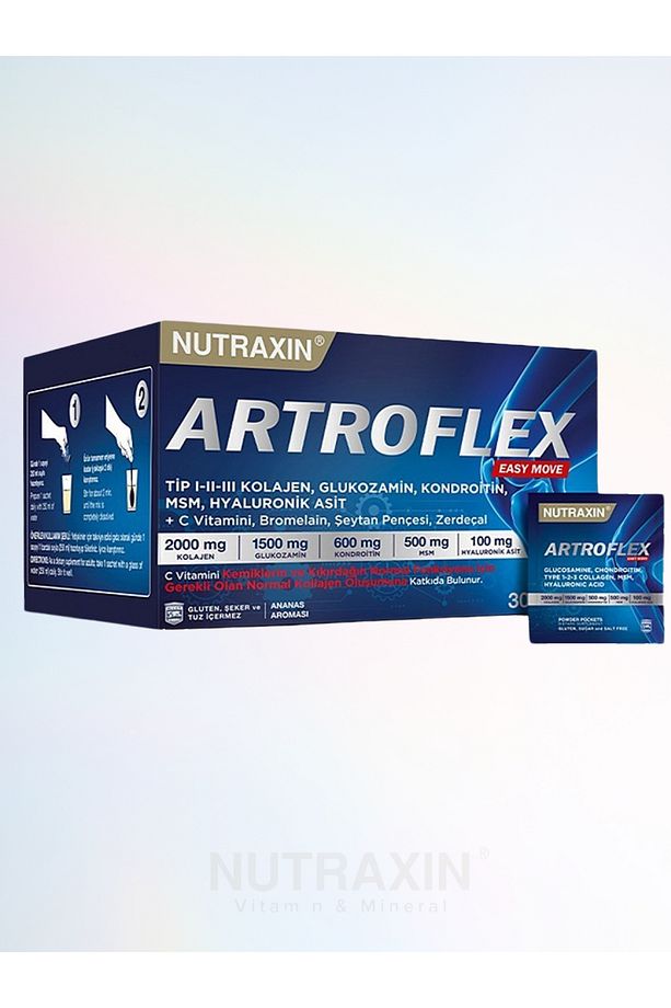 Artroflex Easy Move 30 Şase Ananas Aromalı '&' ( 1 ADET 100 ML YÜZ TEMİZLEME JELİ ) - 1