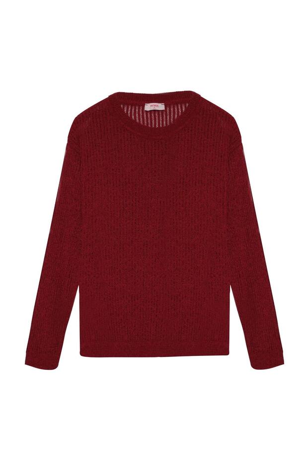 Basic Triko Bordo - 1