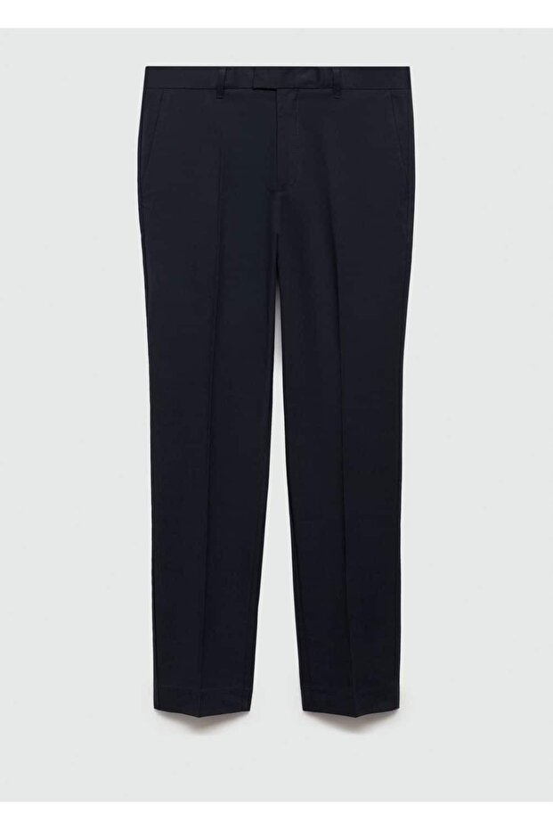 Regular kesim pamuklu pantolon - 3