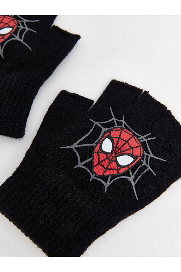 Spiderman Baskılı Erkek Çocuk Eldiven Seti 2'li - 3