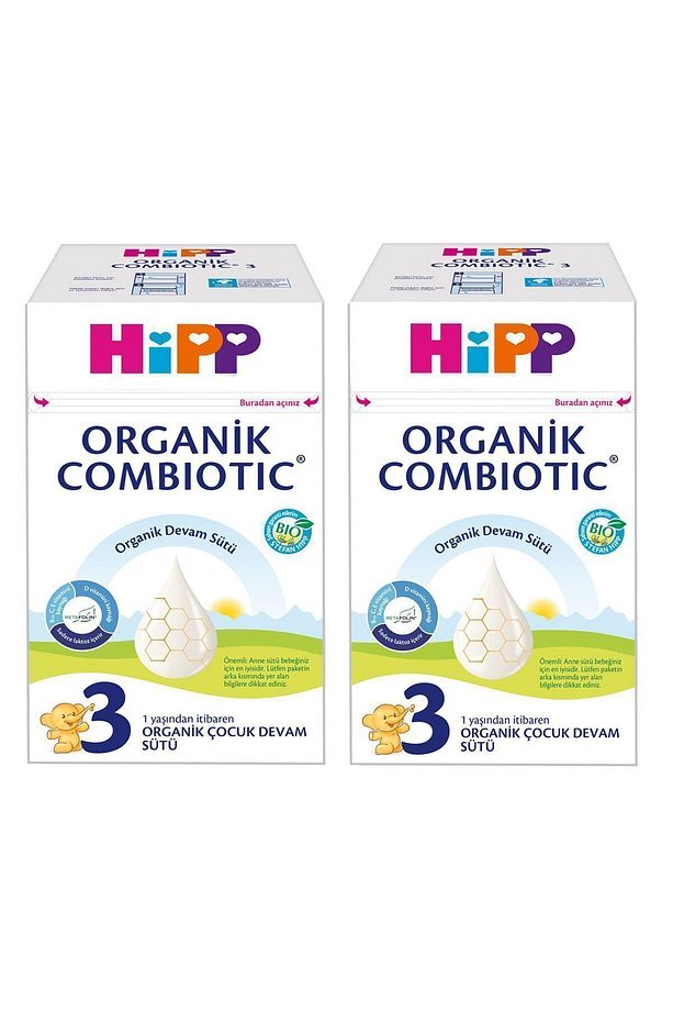3 Organik Combiotic Devam Sütü 600Gr x2Adet - 1