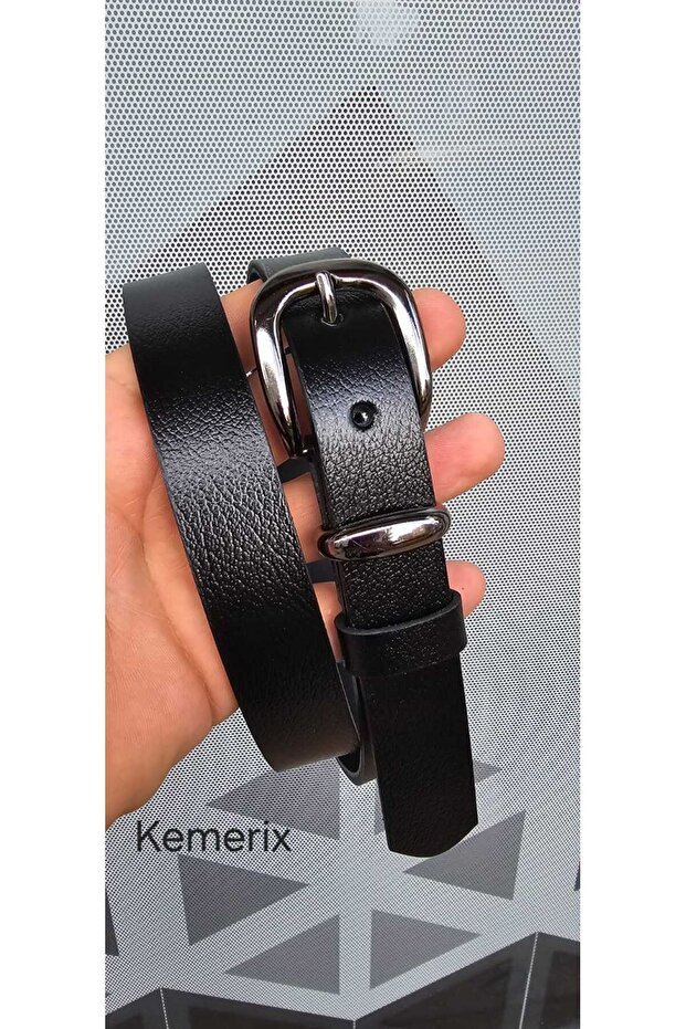 %%100 Hakiki Deri Siyah Kemer - 3