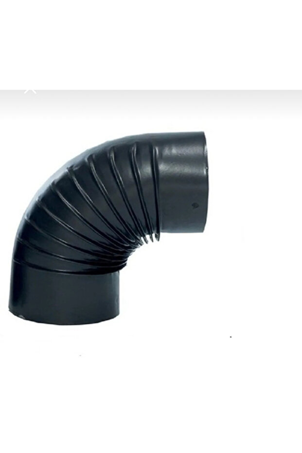 Soba borusu dirseği siyah mat - 1