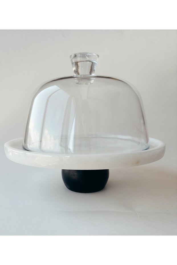 Presentation Stand,Marble Presentation Stand,Footed Presentation Stand,Cookie Stand, Cake Serving, Presentation Stand with Lid